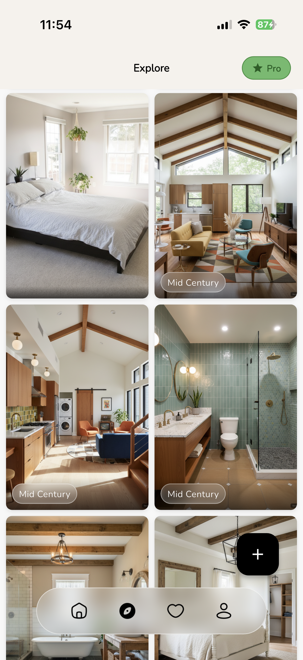 Nestly app screenshot shown inside a phone mockup